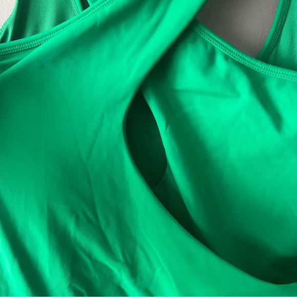 GB Green Active Seamed Bodice Pull-On Mini Tennis Dress Size Large - Picture 6 of 8